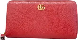 Gucci Pre-owned Wallets, female, Red, Size: ONE SIZE Pre-owned Vintage Leather Wallet