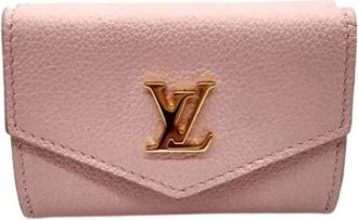 Louis Vuitton Pre-owned Tri-fold Portemonnee - Dames - Vintage Accessoires - Roze - ONE Size - Leer - Vintage