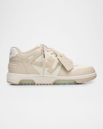 Off-white Men & apos;s Out Of Office Leather Low-Top Sneakers