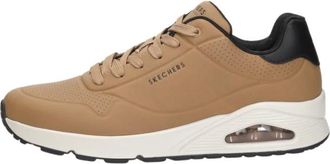 Skechers Uno Sneakers - Heren - Schoenen - Bruin - Maat: 41 EU