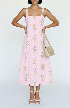 Vero Moda Jamie Floral Print Dress in Pink A Boo Aop Else at Nordstrom Rack, Size X-Small