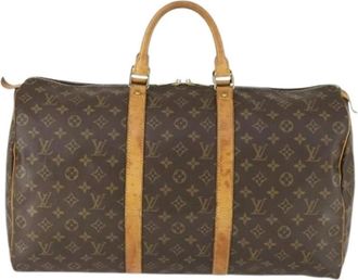 Louis Vuitton Pre-owned Weekend Bags, unisex, Brown, Size: ONE SIZE Pre-owned Weekend Bag