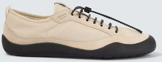Prada Speedrock Re-Nylon and suede sneakers