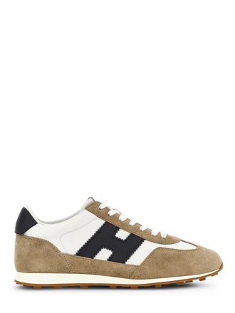 Hogan Textured Grip Logo Low-Top Sneakers