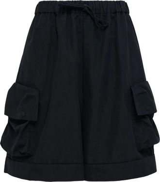 Simone Rocha cargo-pocket drawstring-fastening shorts - men - Fabric - S - Black