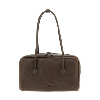 Marge Sherwood Bolso de Hombro Boston Suave - Bags - Mujer - Marr&oacute;n - ONE SIZE