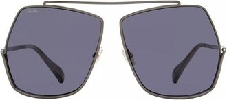 Max Mara Geometric Full Rim Sunglasses - Gray