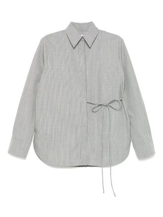 Jil Sander checked shirt - Grey