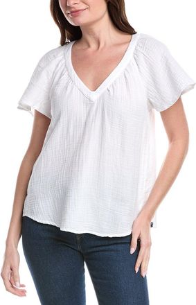 Tommy Bahama Gauze Flutter Sleeve Top