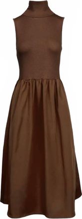 Naked Zebra Womens Mia Dress In Chocolate