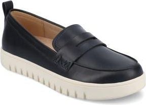 Journee Collection Tayla Penny Loafer - Wide Width Available in Navy at Nordstrom Rack, Size 8.5