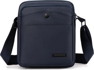 Generic Compatible For Mens Simple and Large-capacity Crossbody Bag, Outdoor Casual Single-shoulder(Blue)