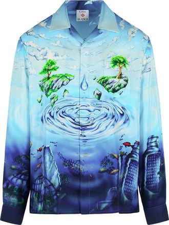 Casablanca Lost Atlantis Silk Shirt