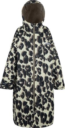 Regatta Unisex Adult Leopard Print Changing Robe (Multicoloured) - Green - Size L/XL