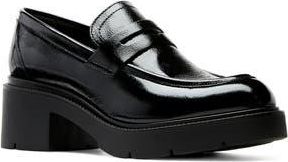 La Canadienne Alisa City Dry Loafer in Black Leather at Nordstrom Rack, Size 9.5