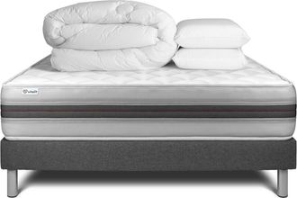 VITALIT Pack Colch&oacute;n Gris Espuma Viscoel&aacute;stica 200 X 200