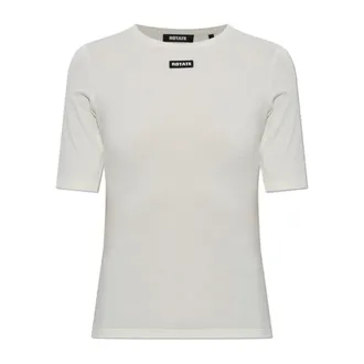 Rotate Rotate Birger Christensen, Dames, Tops, Wit, Maat: XS Katoen