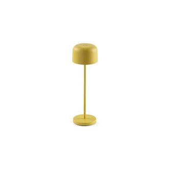Faro Barcelona Mavis L&aacute;mpara De Sobremesa Port&aacute;til Amarilla 3w T&aacute;ctil Ip54 71925