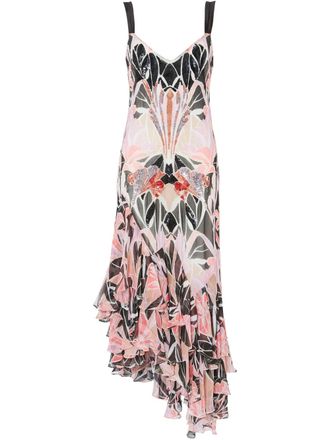 Temperley London Alani Ruffle dress - Pink