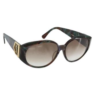 Saint Laurent Pre-owned Accessories, female, Multicolor, Size: ONE SIZE Pre-owned Vintage Sunglasses