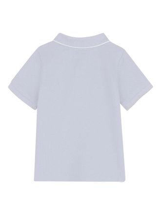 HUGO BOSS Cotton Short-Sleeve Polo Shirt - Blue