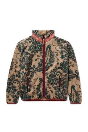 KAPITAL Damask Printed Fleece Jacket