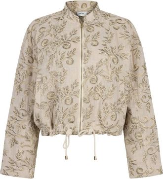 Aaiko Solane 3D Jacket - Dames - Bomber jackets - Beige - L - Jassen