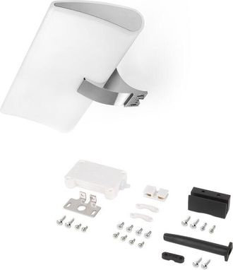 Emuca Emuca Foco Led Para Espejo De Ba&ntilde;o Aries (ac 230v 50hz), Sin Necesidad De Convertidor, L300mm, Luz Blanca Fr&iacute;a 5.700k, Pl&aacute;stico Y Aluminio, Cromado