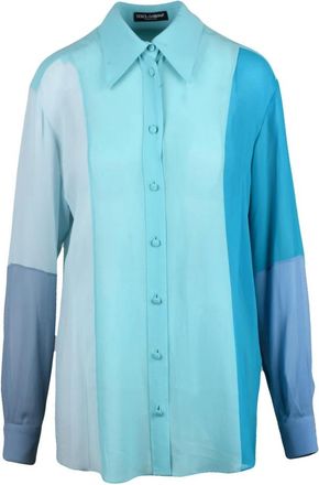 Dolce & Gabbana Mujer, Blusas y Camisas, Azul, Talla: M