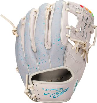 Nike Vapor Elite Baseball Infield Snake Eyes Web Fielding Glove - Right Hand Throw in Grey | N1013069-029
