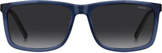 HUGO BOSS Occhiali da sole squadrati - Blu