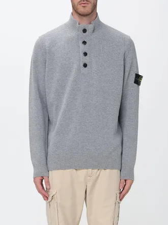 Stone Island Dolcevita in lana vergine con patch logo Compass