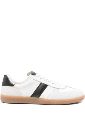Tom Ford SUEDE + LEATHER ARCHER SNEAKERS Size: 45, colour: WHITE