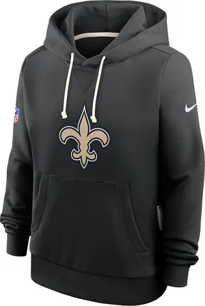 Nike New Orleans Saints Sideline Nike Womens Dri-FIT NFL Pullover Hoodie in Black | 03C300A7W-A0M
