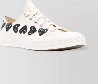 Comme Des Gar&ccedil;ons heart print low top sneakers
