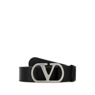 Valentino Garavani Silk & Nylon Belt - male - Valentino Garavani - Belts - Black - 110 CM - Accessories