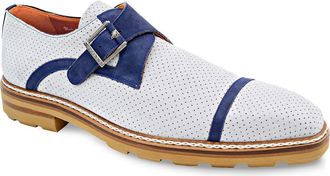 Mezlan Alari Monk Strap Loafer in Grey /Blue at Nordstrom Rack, Size 11.5
