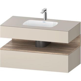 Duravit Duravit Qatego Lavabo Encastrado Con Base De Lavabo Consola