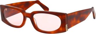 GCDS Stijlvolle zonnebril Gd 0016 - Heren - Zonnebrillen - Bruin - 56 MM - Accessoires