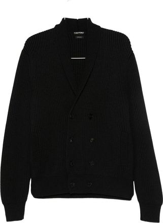 Tom Ford Ribbed-knit Double-breasted Cardigan
