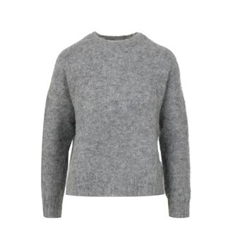 Roy Rogers Alpaca Pullover - Dames - Ronde hals truien - Grijs - S - Truien & Vesten