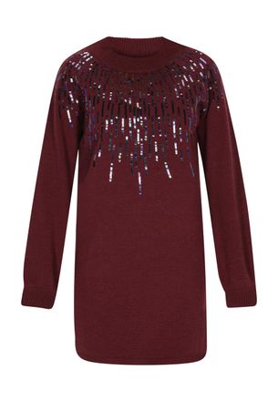 Faina Jurk Dames pruim