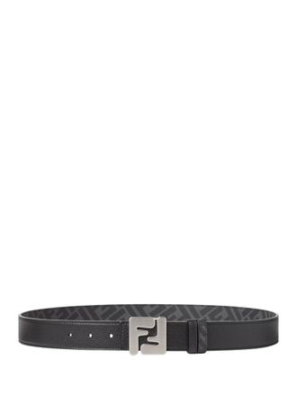 Fendi Black Logo Belt