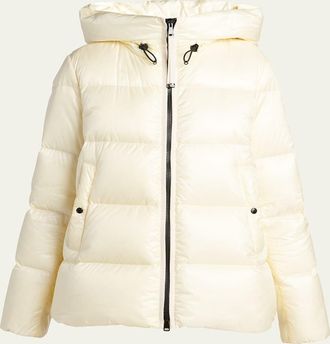 Moncler Serittes Hooded Short Down Jacket