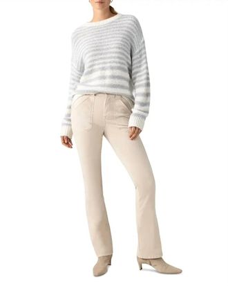 Sanctuary Velveteen Hayden Bootcut Pant In Cream