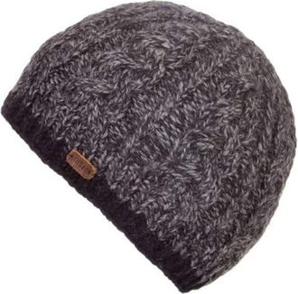 KuSan 100% Wool Cable Twisted Yarm Beanie Hat PK1727 (Navy)