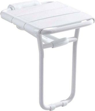 OEM Asiento De Ducha Plegable De Aluminio Con Revestimiento Epoxi Blanco - Ergon&oacute;mico, Altura Regulable, F&aacute;cil De Limpiar, Incluye Soporte Para Montaje En