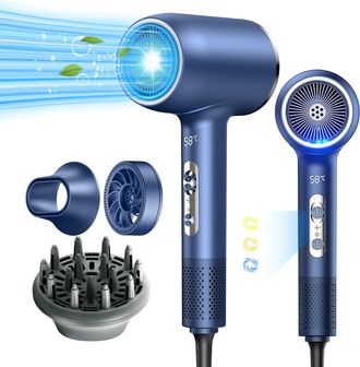 OEM Asciugacapelli Ionico Da 2400 W Per Unasciugatura Rapida, Con Diffusore, Concentratore E Accessorio Per La Cura Dei Capelli, Temperatura Costante, Asc