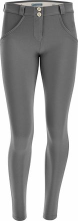 Freddy Leggings FREDDY Leggings WRUP2RC001ORG, Damen, Gr. XL, EURO, grau (pewter), Obermaterial: 81% Baumwolle CO. 19% Elasthan EL., Hosen Leggings