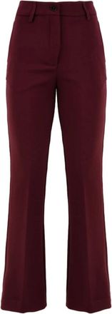 Attic and Barn Prune Broek- Model Atpa 006 Young 0460 - Dames - Wijde Broeken - Bruin - S - Broeken